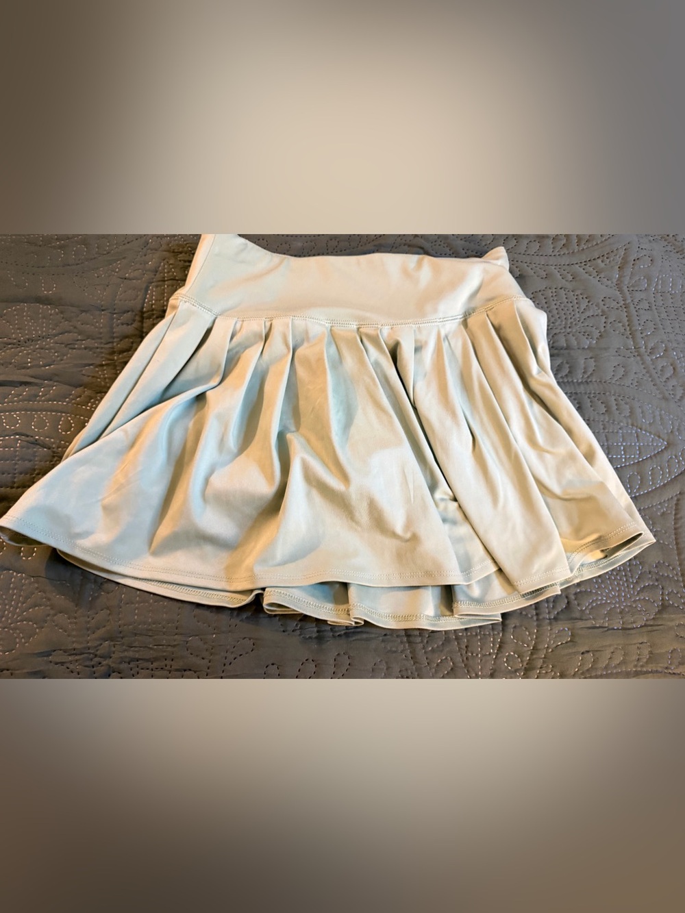 Xersion Cream Circle Skater Skirt with Built-In Shorts